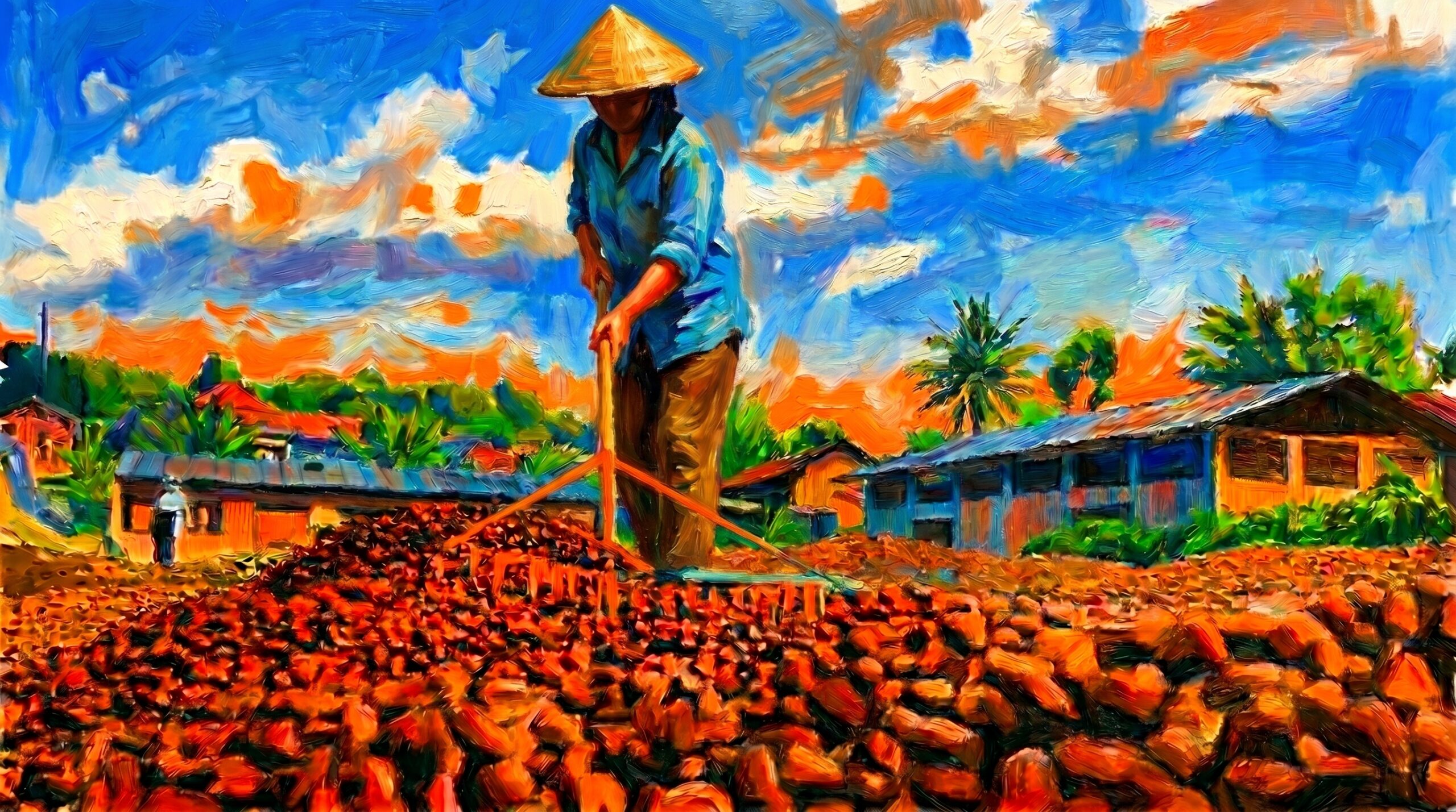 jemur kopi
